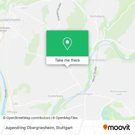 Карта Jugendring Obergriesheim