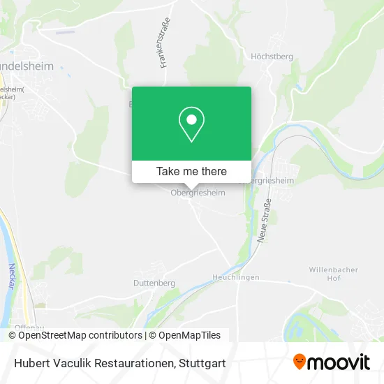 Карта Hubert Vaculik Restaurationen