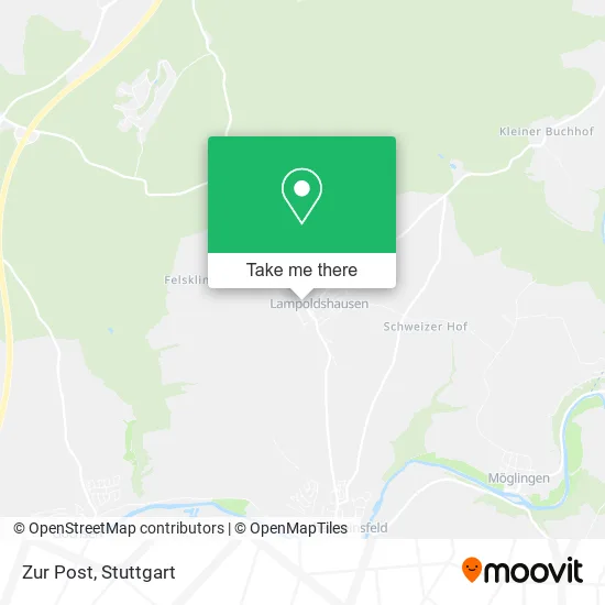 Карта Zur Post