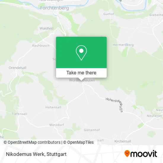 Карта Nikodemus Werk