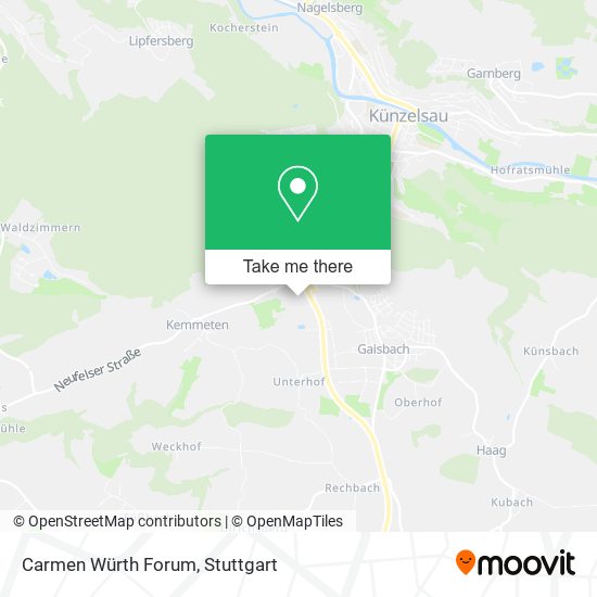 Carmen Würth Forum map