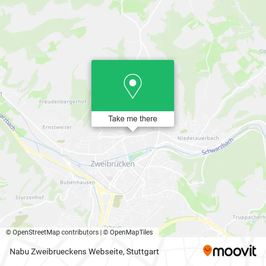 Карта Nabu Zweibrueckens Webseite