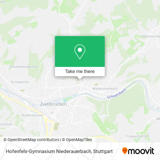 Карта Hofenfels-Gymnasium Niederauerbach