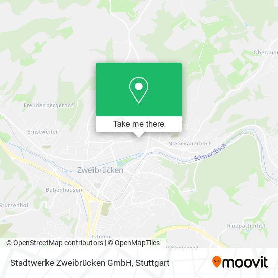 Карта Stadtwerke Zweibrücken GmbH