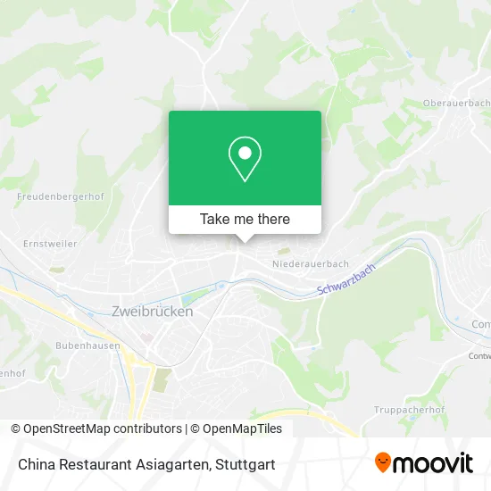 Карта China Restaurant Asiagarten