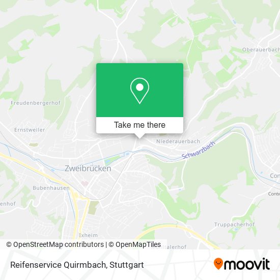 Reifenservice Quirmbach map