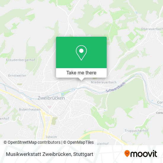 Карта Musikwerkstatt Zweibrücken