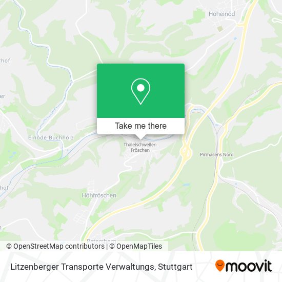 Litzenberger Transporte Verwaltungs map