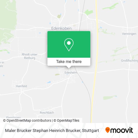 Карта Maler Brucker Stephan Heinrich Brucker