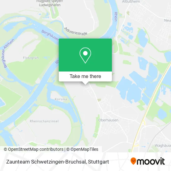 Карта Zaunteam Schwetzingen-Bruchsal