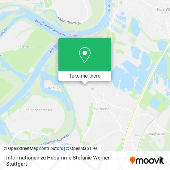 Карта Informationen zu Hebamme Stefanie Werner