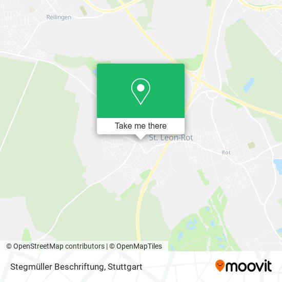 Stegmüller Beschriftung map