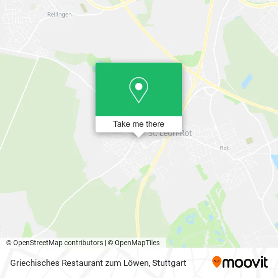 Карта Griechisches Restaurant zum Löwen