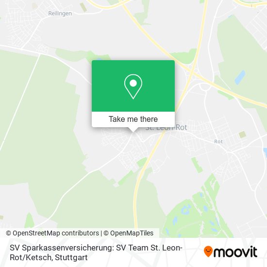 SV Sparkassenversicherung: SV Team St. Leon-Rot / Ketsch map