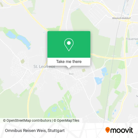 Карта Omnibus Reisen Weis