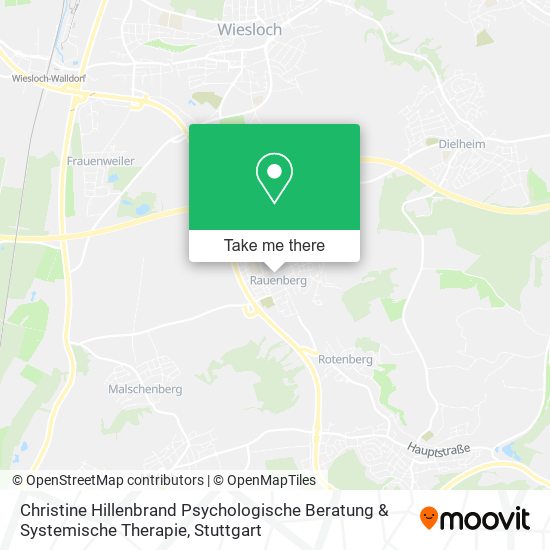 Карта Christine Hillenbrand Psychologische Beratung & Systemische Therapie