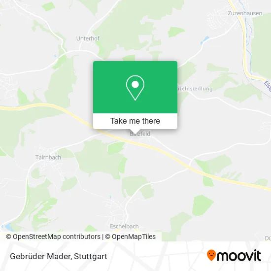 Карта Gebrüder Mader