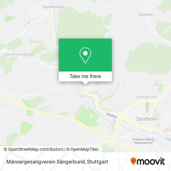 Männergesangverein Sängerbund map