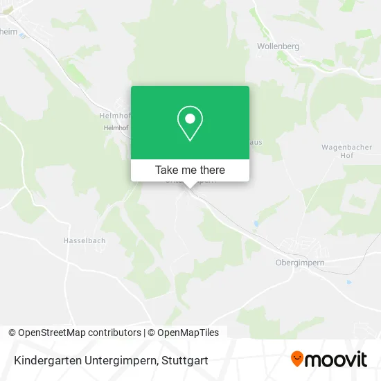 Карта Kindergarten Untergimpern