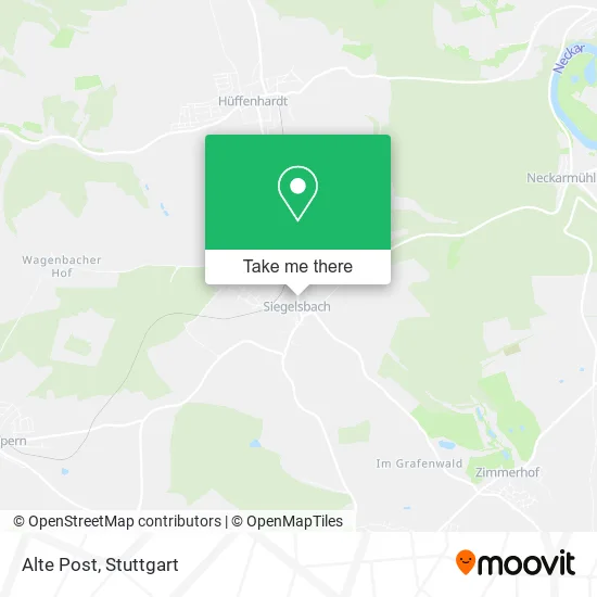 Карта Alte Post