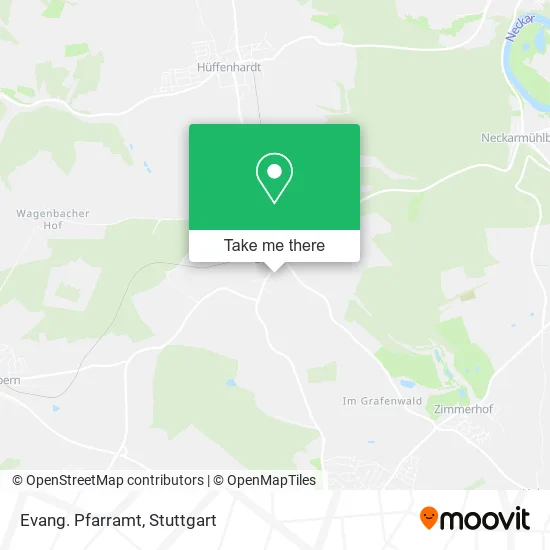 Карта Evang. Pfarramt