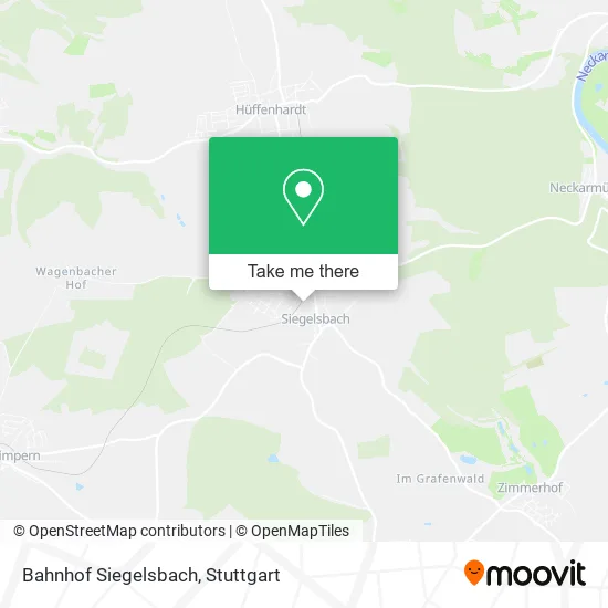 Карта Bahnhof Siegelsbach