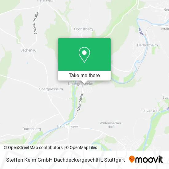 Карта Steffen Keim GmbH Dachdeckergeschäft