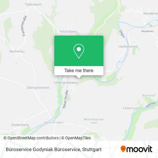Büroservice Godyniak Büroservice map