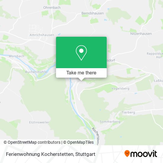 Ferienwohnung Kocherstetten map