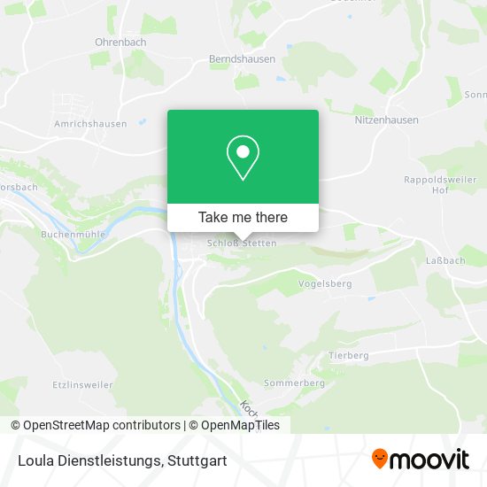 Loula Dienstleistungs map