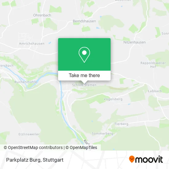 Карта Parkplatz Burg