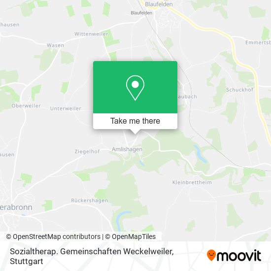 Sozialtherap. Gemeinschaften Weckelweiler map