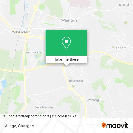Карта Allego