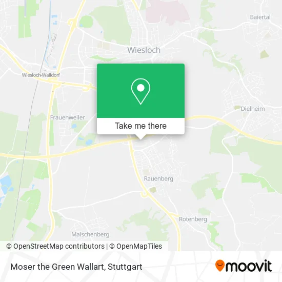 Карта Moser the Green Wallart
