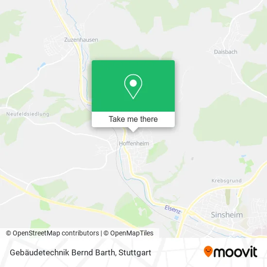 Карта Gebäudetechnik Bernd Barth