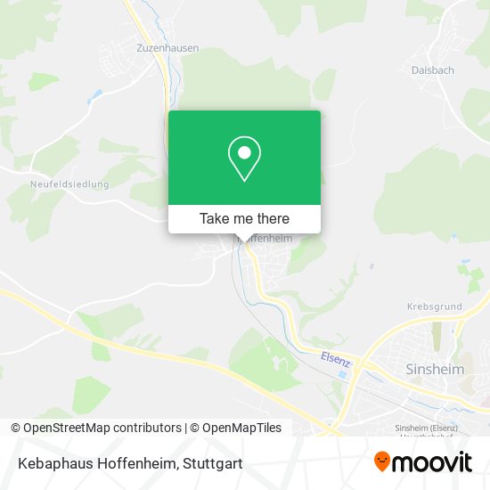 Kebaphaus Hoffenheim map