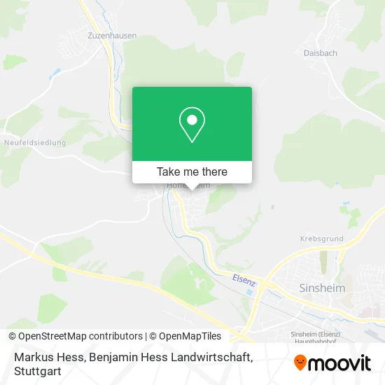 Карта Markus Hess, Benjamin Hess Landwirtschaft