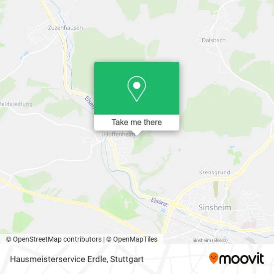 Карта Hausmeisterservice Erdle