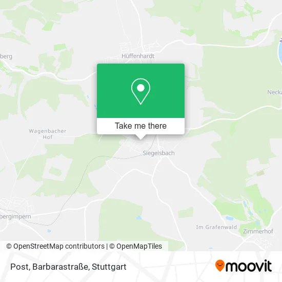 Карта Post, Barbarastraße