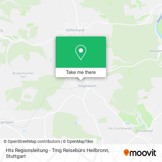 Hts Regionsleitung - Tmg Reisebüro Heilbronn map