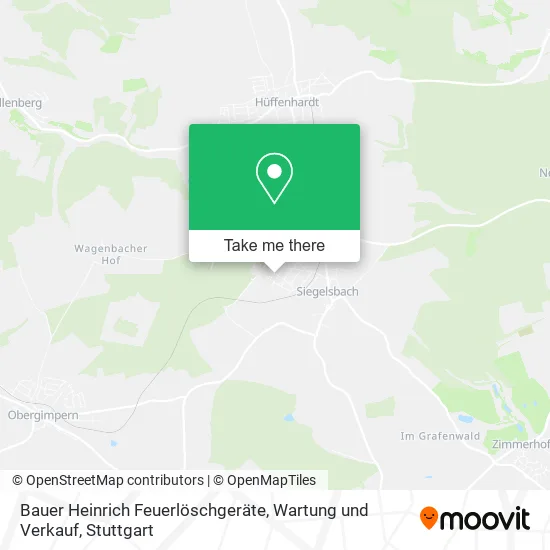 Карта Bauer Heinrich Feuerlöschgeräte, Wartung und Verkauf