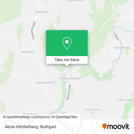 Abzw Höchstberg map