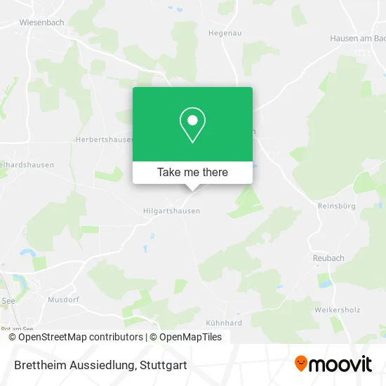 Карта Brettheim Aussiedlung