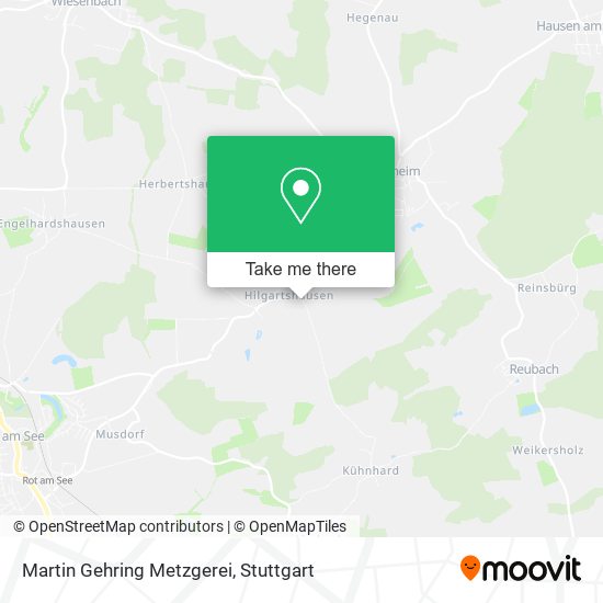 Martin Gehring Metzgerei map