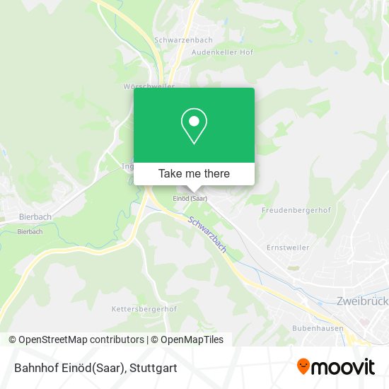 Bahnhof Einöd(Saar) map