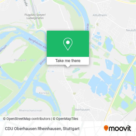 CDU Oberhausen Rheinhausen map