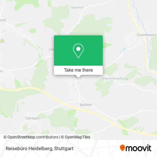 Карта Reisebüro Heidelberg