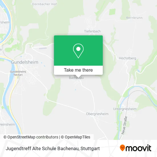 Карта Jugendtreff Alte Schule Bachenau