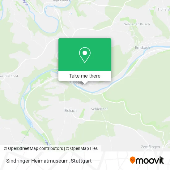 Карта Sindringer Heimatmuseum
