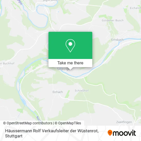 Карта Häussermann Rolf Verkaufsleiter der Wüstenrot